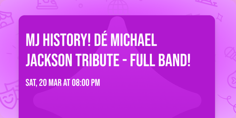MJ History! Dé Michael Jackson tribute – Full band — muziek in Laren
