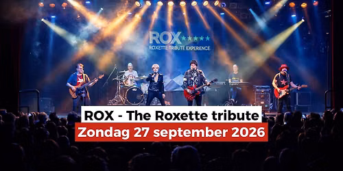Rox! The Roxette tribute & Retrox "80 ’90 music show!